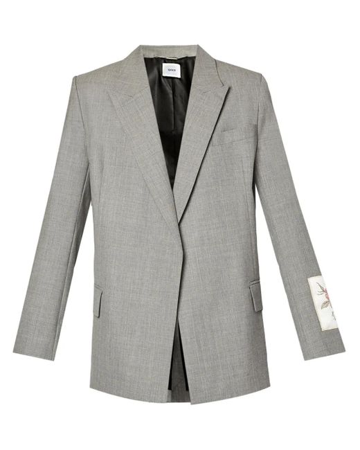 Erdem ベルテッド ラップジャケット Gray