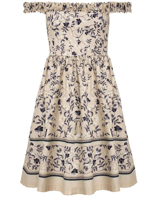 Agua Bendita Achiote Mini-Jurk in het White