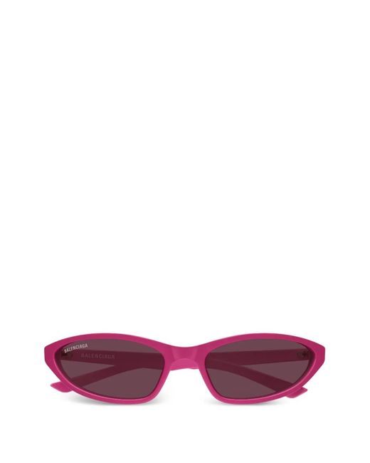 Balenciaga Purple Lunettes De Soleil À Monture Papillon