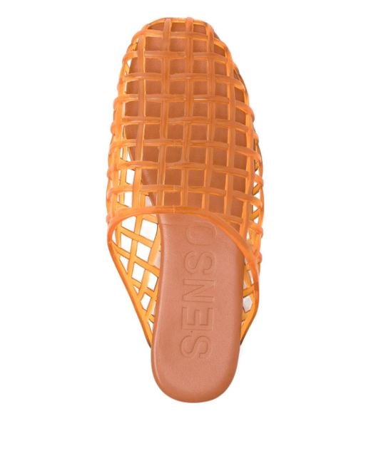 Senso Orange Mules Jacey