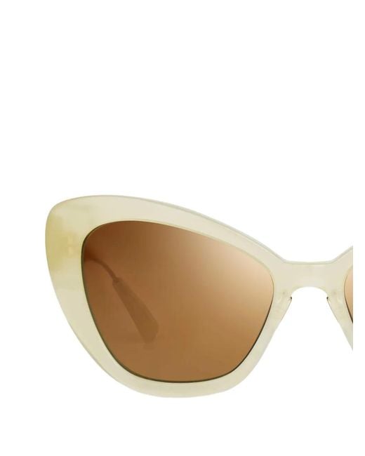Bugatti Natural Cat-Eye Frame Sunglasses