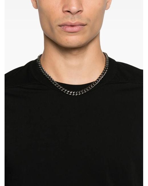 Rick Owens Black Long-Sleeve Crew-Neck T-Shirt for men