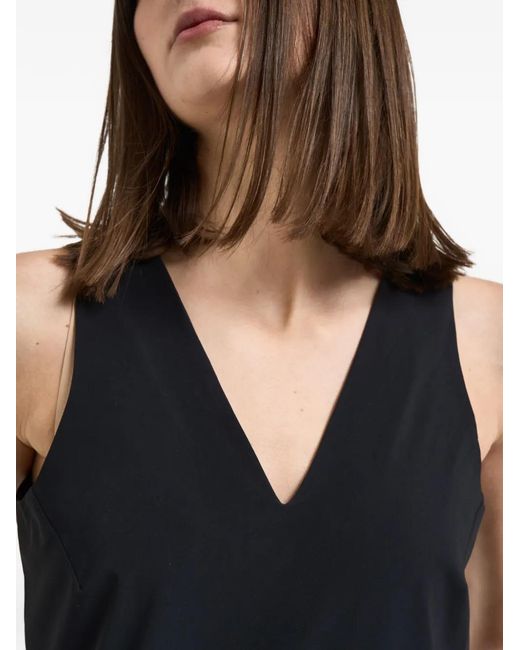 Rrd Blue V-Neck Sleeveless Jumpsuit