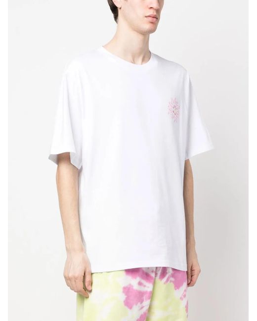 Camiseta con logo estampado Gcds de hombre de color White