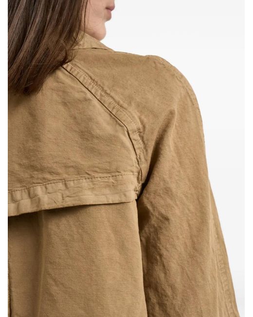 Bazar Deluxe Natural Double-Breasted Jacket