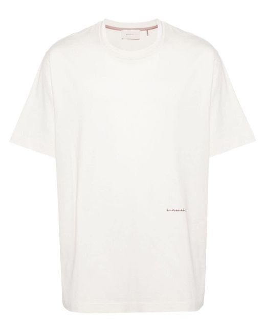 Limitato White Bruno Cotton T-shirt for men