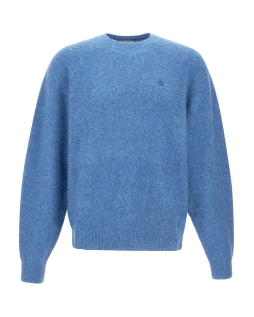 Carhartt Curtis Pullover Mit Logo-Stickerei in Blue für Herren
