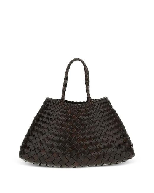 Dragon Diffusion Black Small Santa Croce Tote Bag