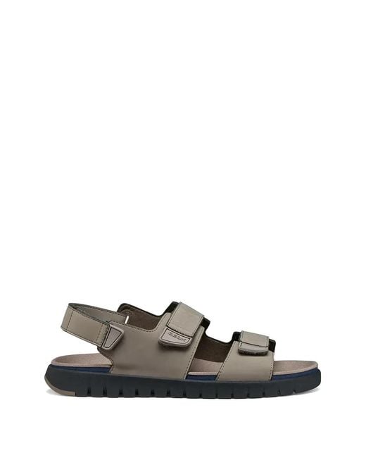 Geox White Flextride S Touch-Strap Sandals for men
