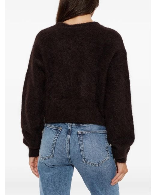 Gestuz Black Gzdebbie Mohair-Blend Cardigan