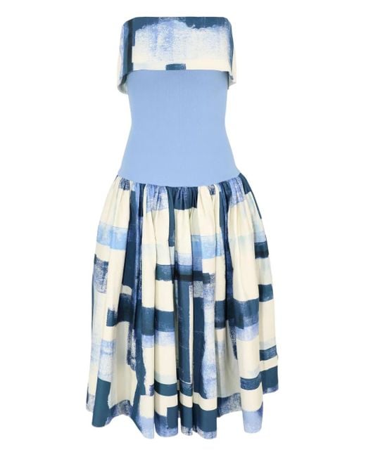 Vestido midi Robia Alexis de color Blue