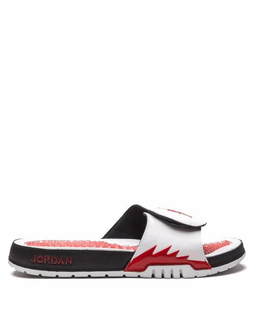 Nike White Hydro 5 Retro "Fire 5" Slides for men