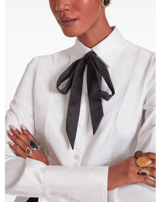Camisa June de esmoquin Temperley London de color White