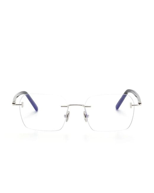Tom Ford Black Rimless Glasses