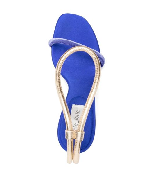 Forte_forte Blue Open-Toe Sandals