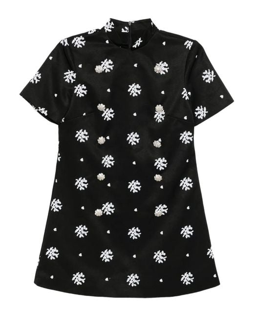 Macgraw Black Virtue Mini Dress