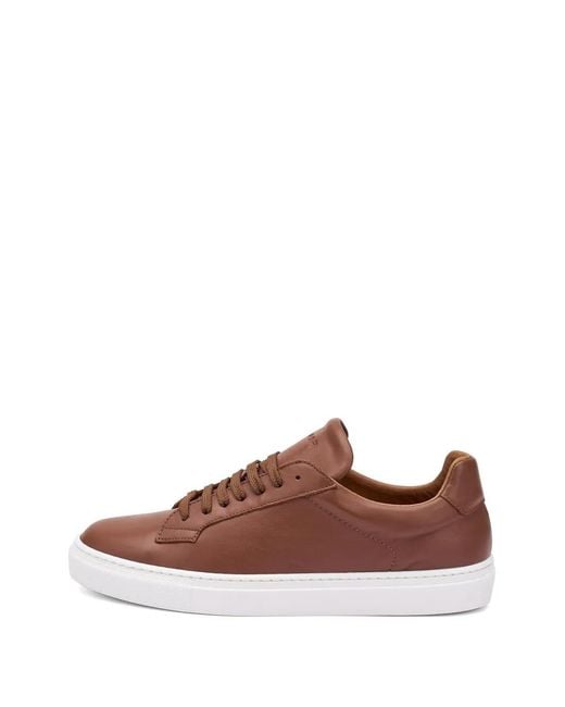 Frau Brown Lace-Up Sneakers for men