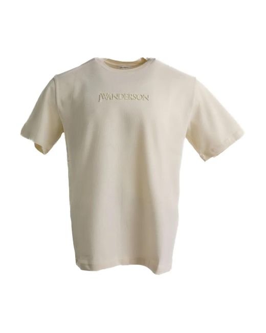 J.W. Anderson Logo-embroidered T-shirt White