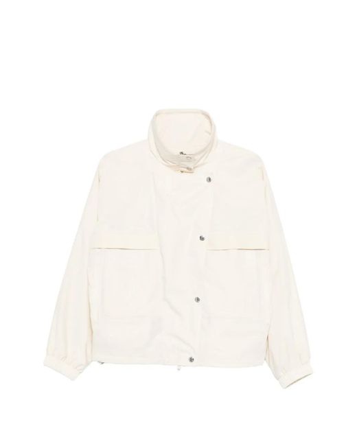 Yves Salomon White Neutrals Jackets