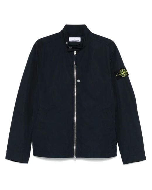 Stone Island Jack Met Compass-Logopatch in het Blue voor heren