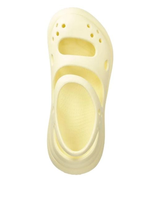 CROCSTM Natural Perforierte Mary Janes