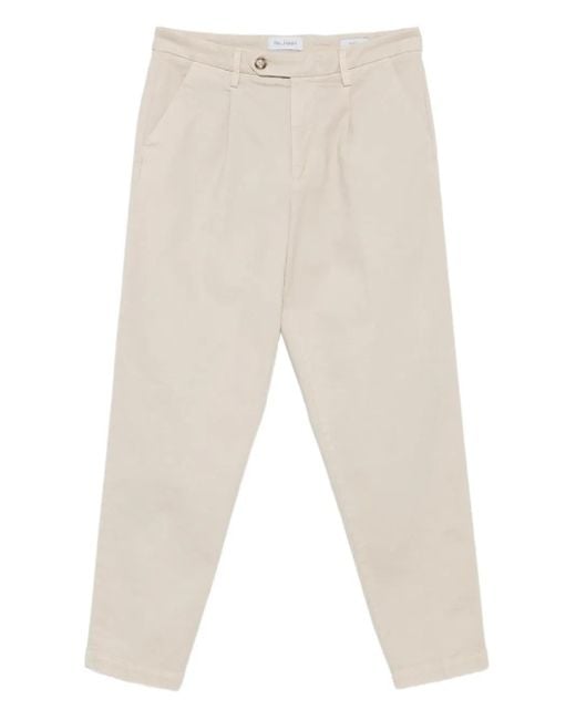 Pantalones con bolsillo plisado Re-hash de hombre de color White