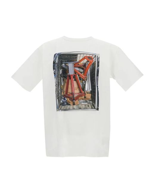 Junya Watanabe T-Shirt Met Grafische Print in het White voor heren