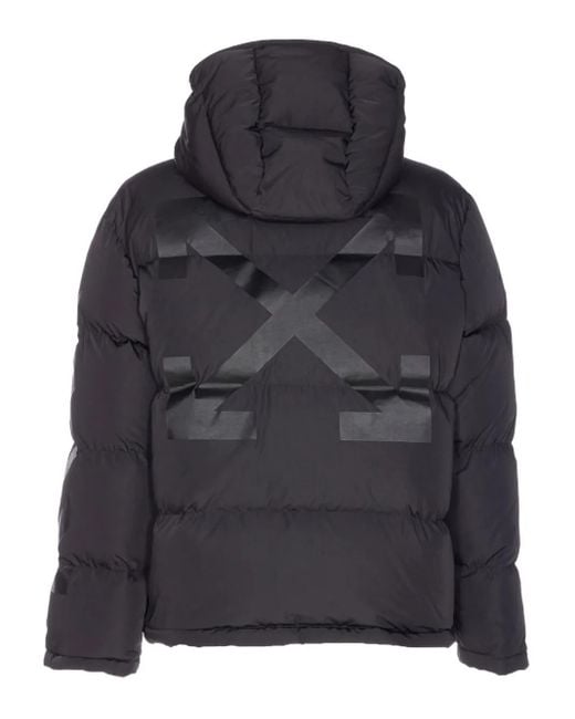 Off-White c/o Virgil Abloh Blue 'Diagonal Arrow' Down Jacket