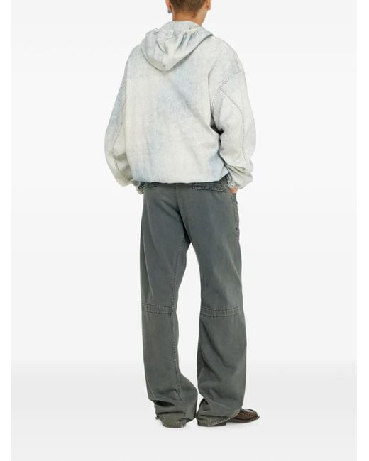 DIESEL Gray Relaxed Jeans Regular Waist D-Zeta for men