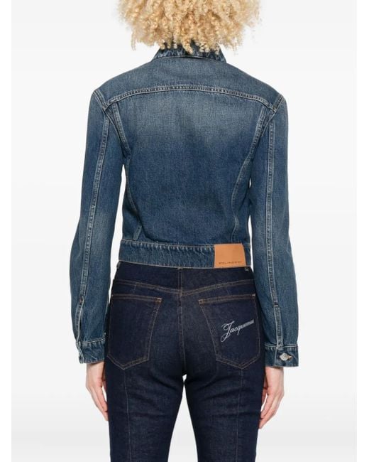 Stella McCartney ボタン デニムジャケット Blue