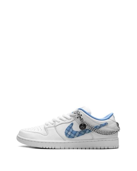 Nike White Sb Dunk Low X Nicole Hause Sneakers for men