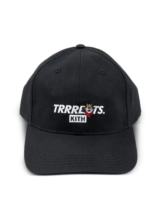 Kith Black Treats For Kellogg's Frosted Flakes Cereal & Tony The Tiger Aaron Cap for men