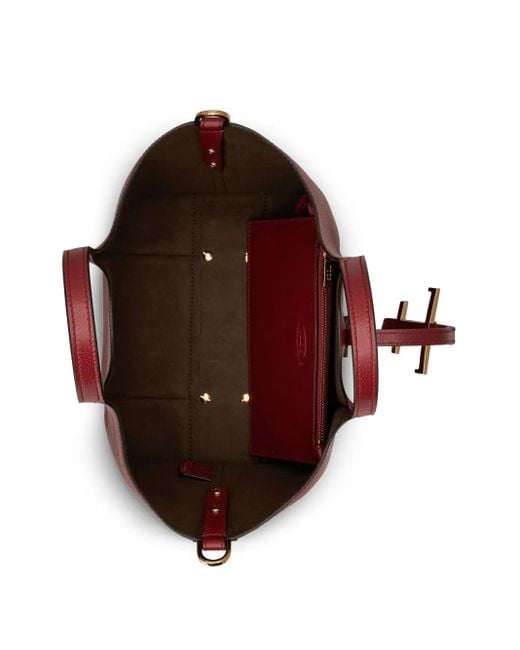 Tod's Red Mini-Tasche Aus Leder