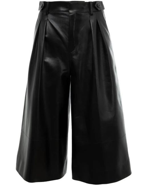 Saint Laurent Black Jupe Shorts