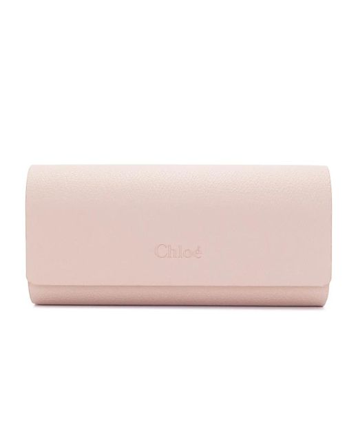 Chloé Brown Tortoiseshell-Effect Rectangle-Frame Sunglasses