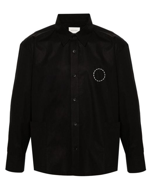 Craig Green Black Circle Cotton Shirt for men