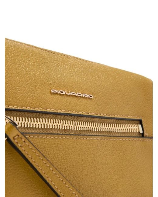 Piquadro Metallic Patricia Logo-Plaque Cross Body Bag