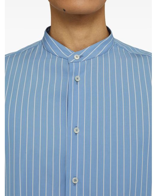 Camisa Sunday a rayas Jil Sander de hombre de color Blue
