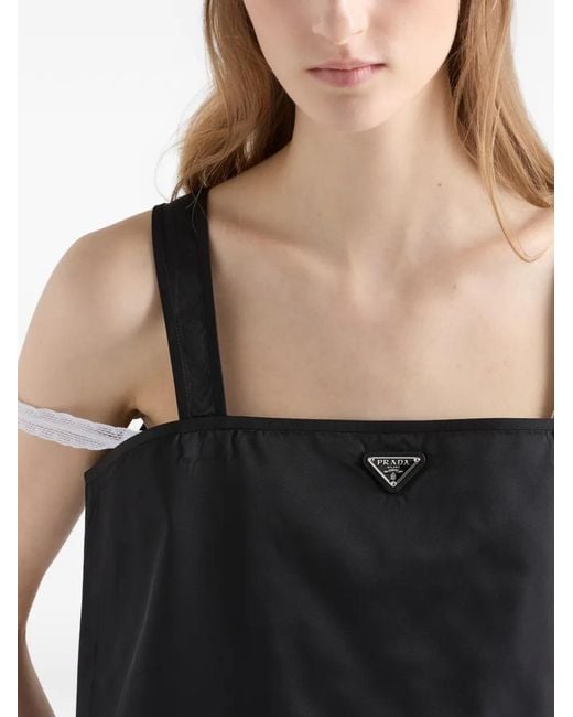 Prada Black Re-Nylon Top