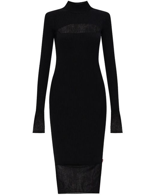 DIESEL Black M-Slint Midi Dress