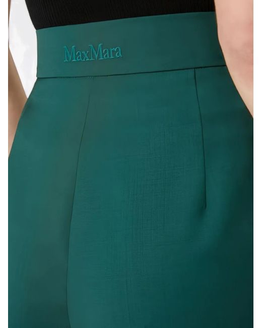 Max Mara Green Fernet Long Trouser