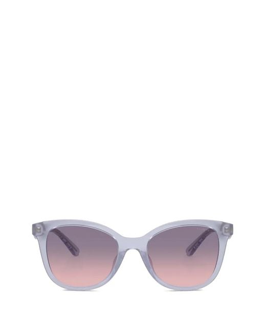 COACH Purple Gradient Cat-Eye Sunglasses