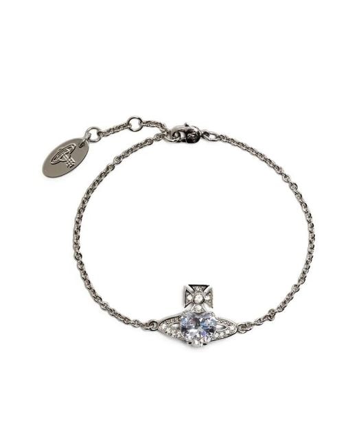 Vivienne Westwood White Ariella Chain Bracelet
