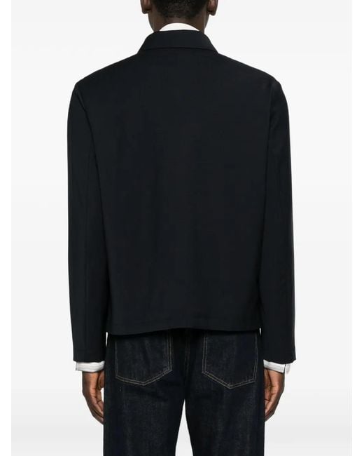 Boss Black Zip-Up Collared Jacket for men