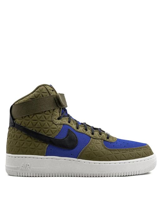Nike Blue W Air Force 1 Hi Prm Suede Sneakers