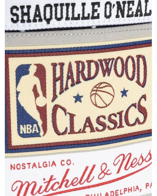 Mitchell & Ness Blue Split Swingman Striped Vest for men