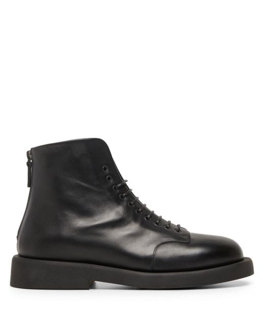 Marsèll Black Gommello Leather Boots for men
