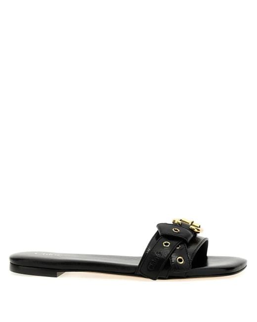 Chloé Black Chloã Low Heel Shoes