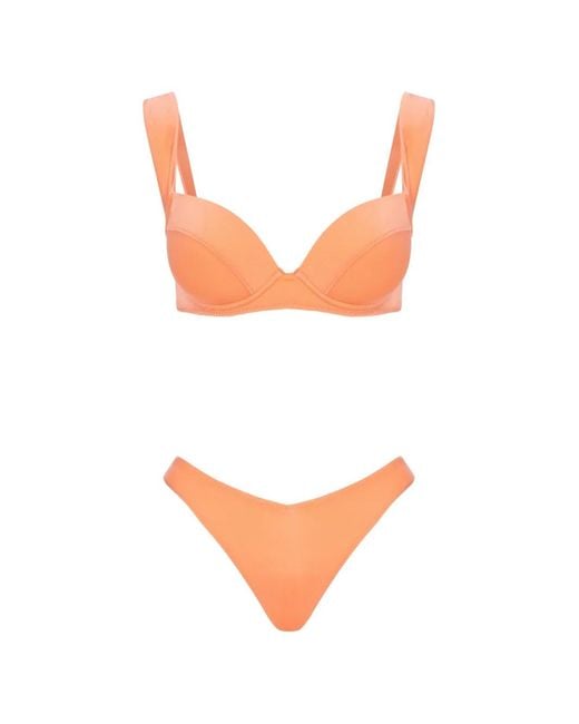 Noire Swimwear Orange Ava Ivy Bikini