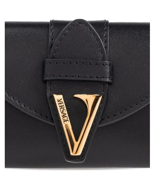 Versace Black Leather Wallet